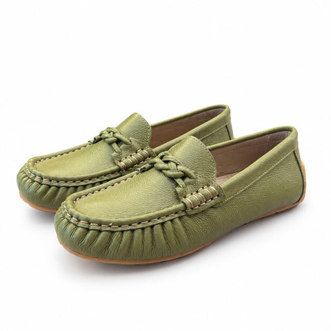 Mocassim Silvia Couro Olio