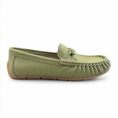 Mocassim Silvia Couro Olio