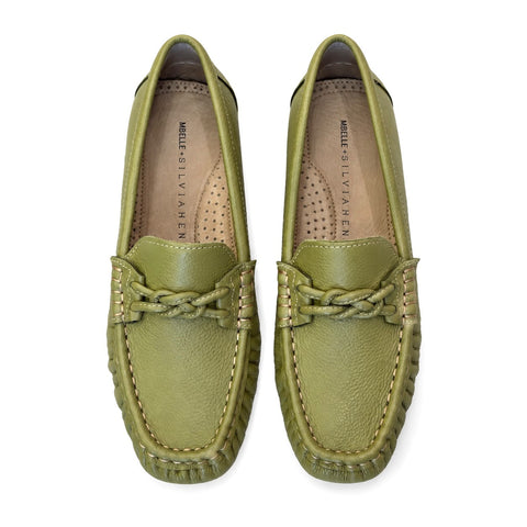 Mocassim Silvia Couro Olio