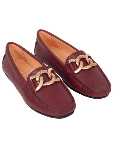 Mocassim Giulia Burgundy