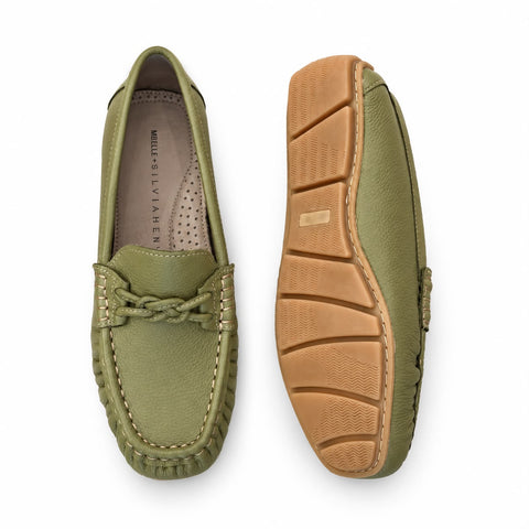 Mocassim Silvia Couro Olio