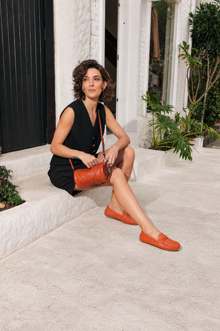 Mocassim Silvia Couro Sella
