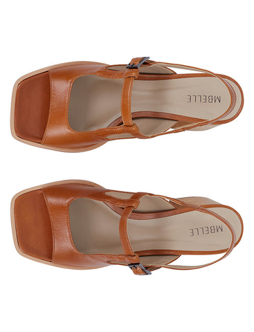 Sandalia Emily Caramelo