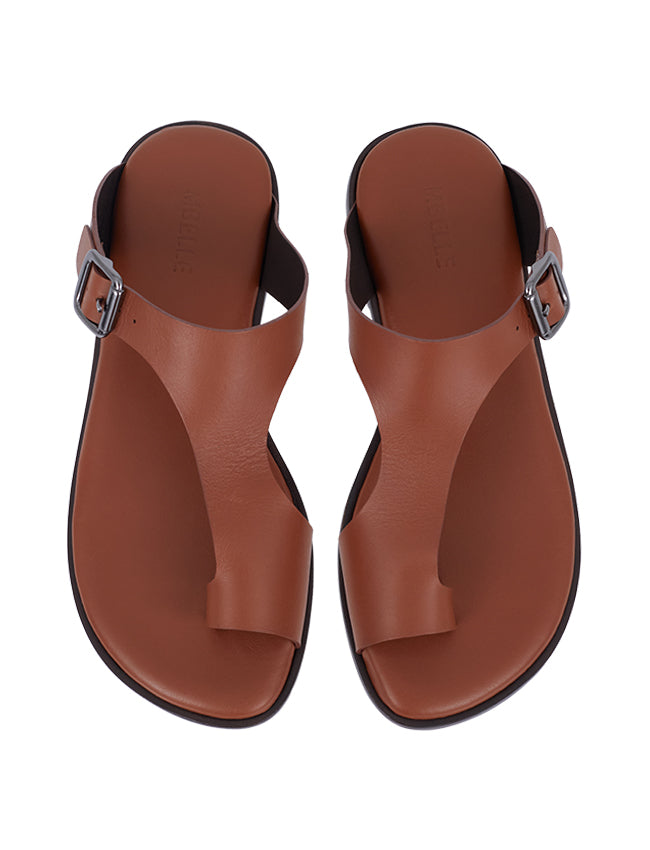 Rasteira Olimpia Caramelo