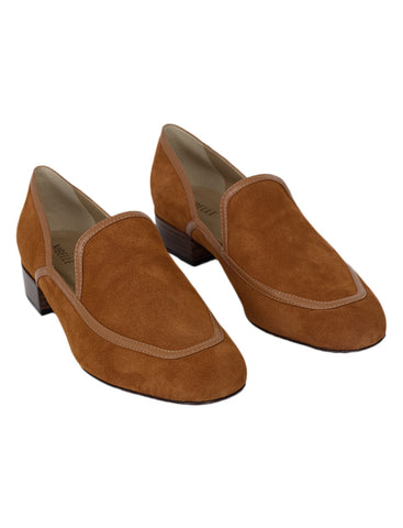 Loafer Aria Camurça Caramelo