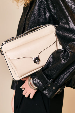 BOLSA DIANA OFF WHITE  M