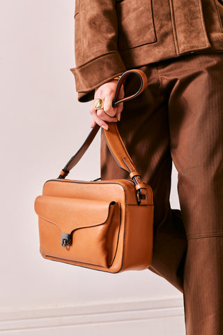 BOLSA DIANA CARAMELO M
