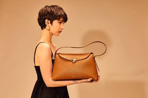 Bolsa Vicky Caramelo
