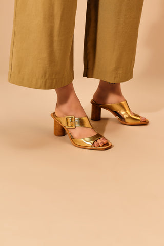Sandalia Lina Gold