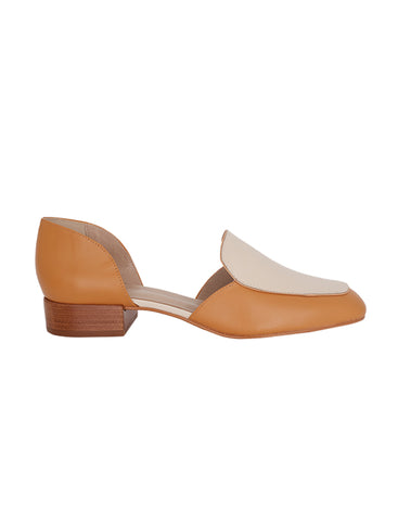 Loafer Thassia Camelo/Off White